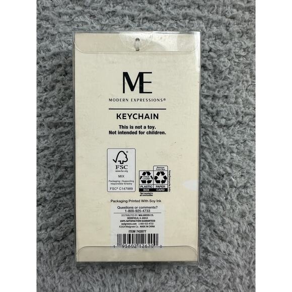 Modern Expressions Monogram Keychain K and C - Picture 2 of 4